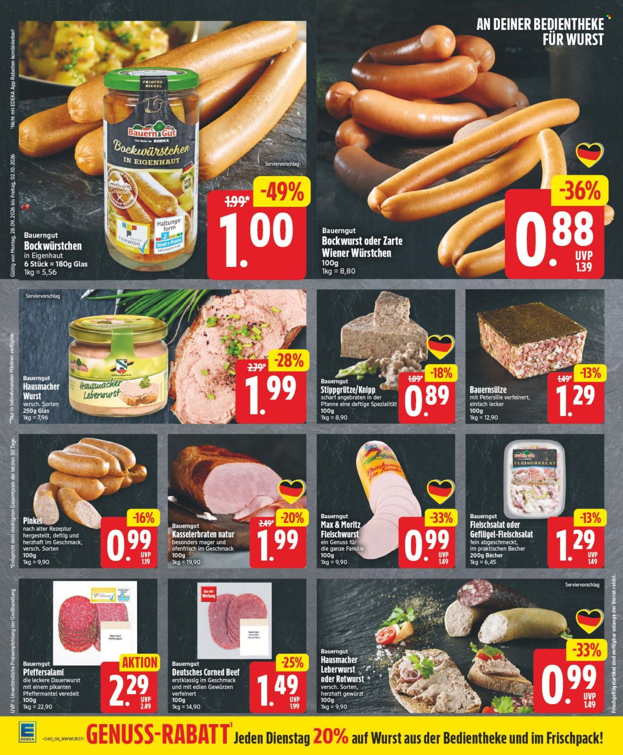 Edeka Prospekte  - 28.09.2026 - 2.10.2026. Seite 6