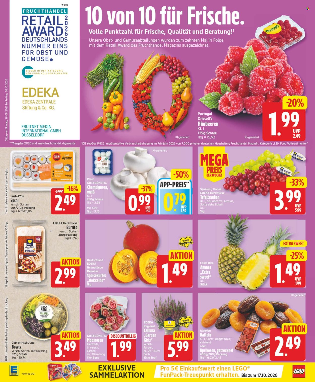 Edeka Prospekte  - 28.09.2026 - 2.10.2026. Seite 2