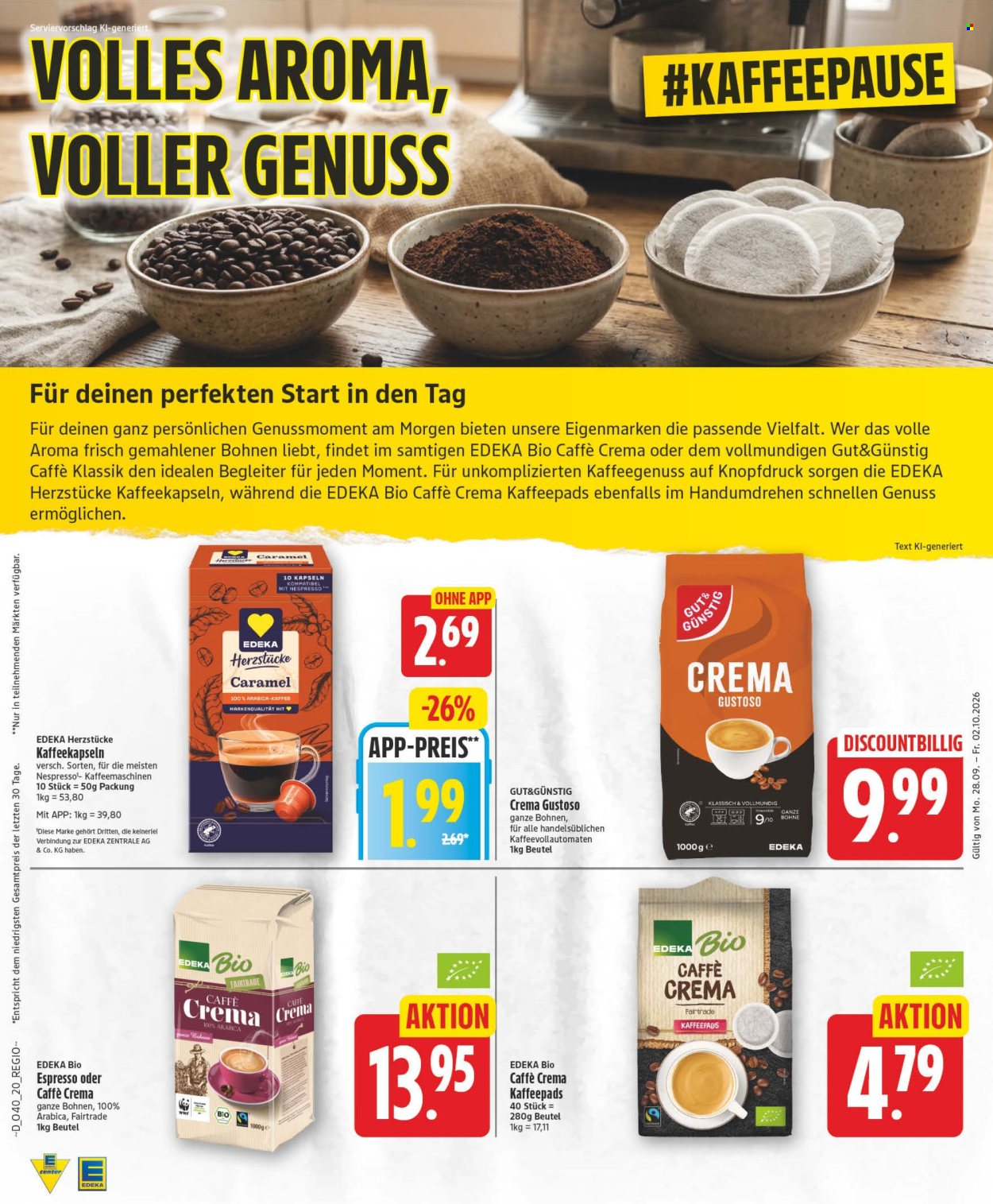 Edeka Prospekte  - 28.09.2026 - 2.10.2026. Seite 19