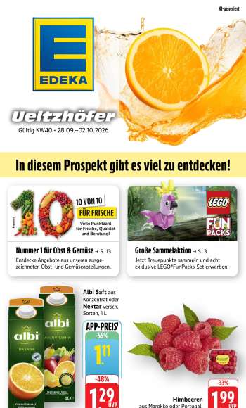 Prospekte Edeka - 28.09.2026 - 2.10.2026.
