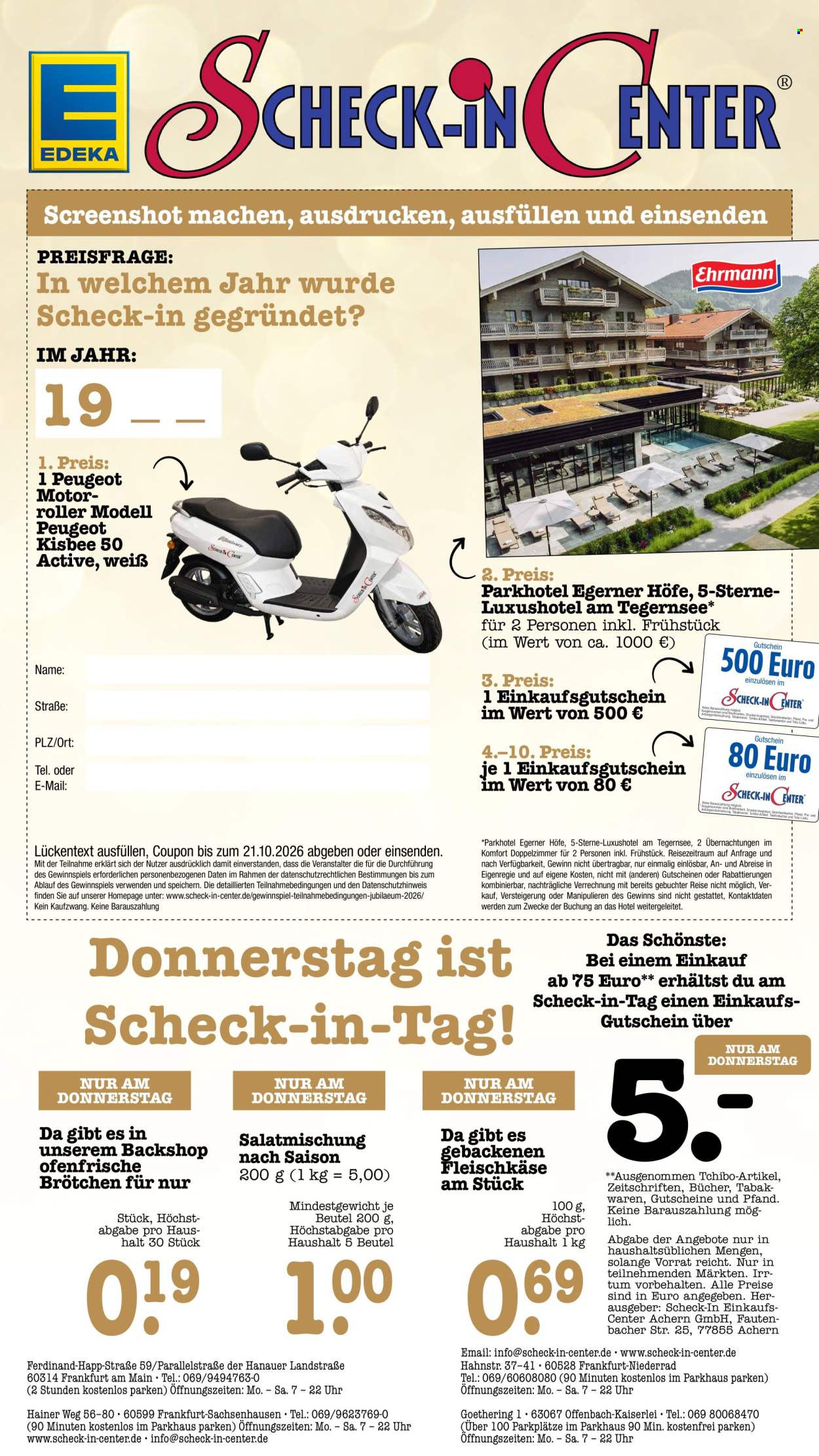 Scheck-in Prospekte  - 28.09.2026 - 2.10.2026. Seite 65