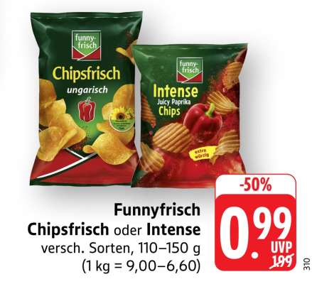 Funnyfrisch Chipsfrisch oder Intense