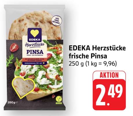EDEKA Herzstücke frische Pinsa
