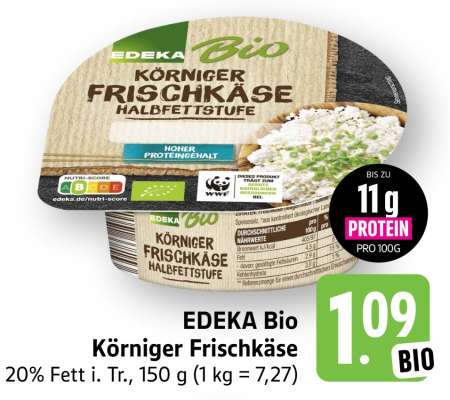 EDEKA Bio Körniger Frischkäse