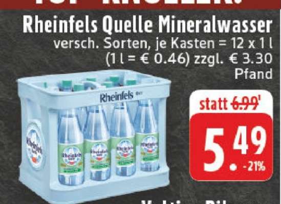 Rheinfels Quelle Mineralwasser