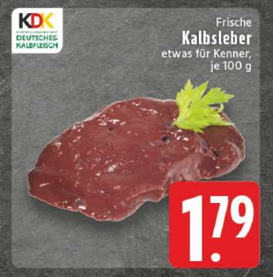 Frische Kalbsleber