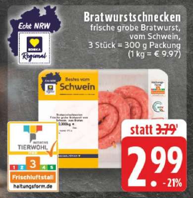 Bratwurstschnecken