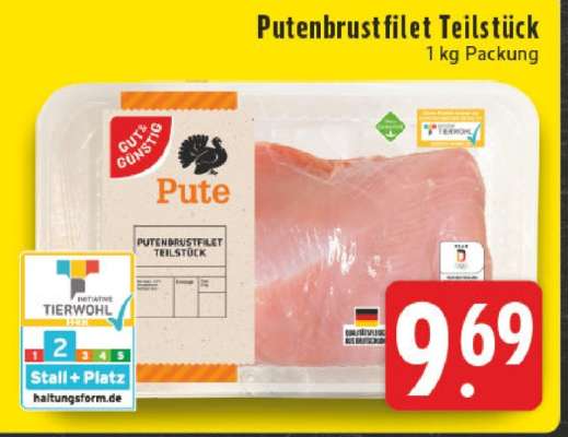 Putenbrustfilet-Teilstück