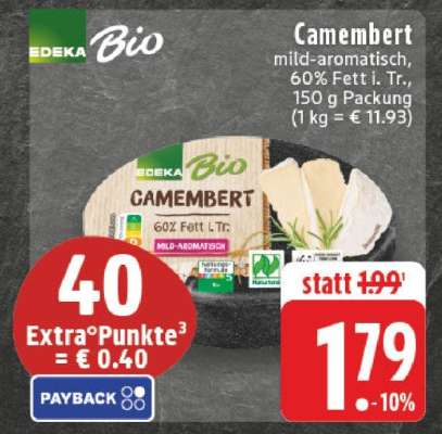 EDEKA Bio Camembert
