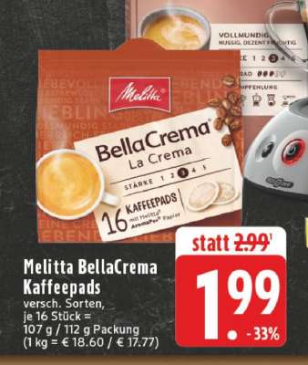 Melitta BellaCrema Kaffeepads