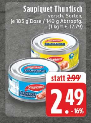 SAUPIQUET Thunfisch­