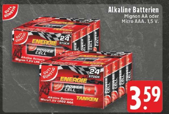 Alkaline-Batterien