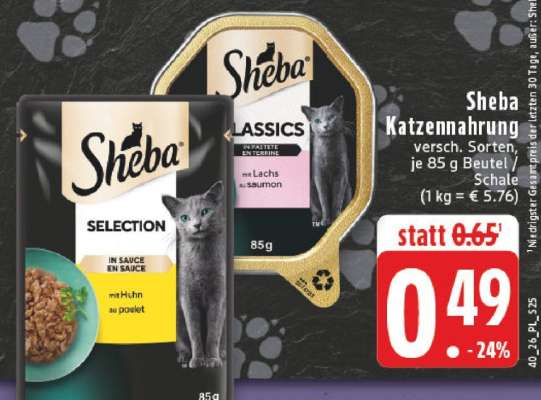 SHEBA Katzennahrung