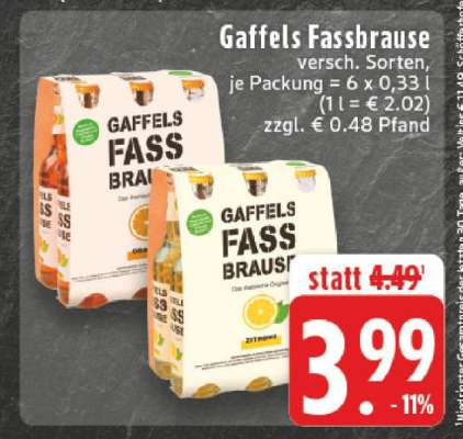 Gaffels Fassbrause
