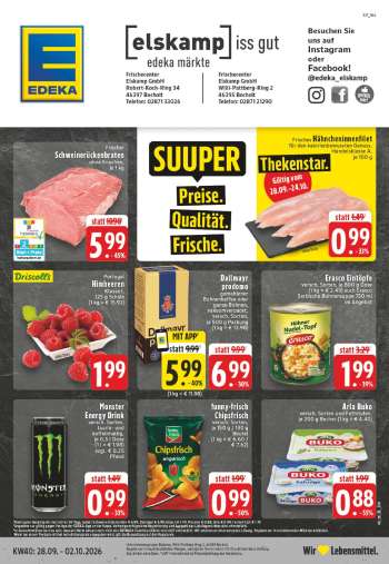Prospekte Edeka - 28.09.2026 - 2.10.2026.