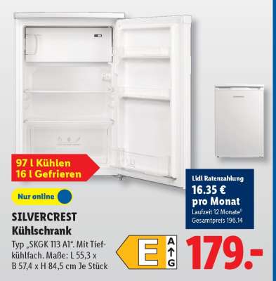 SILVERCREST Kühlschrank