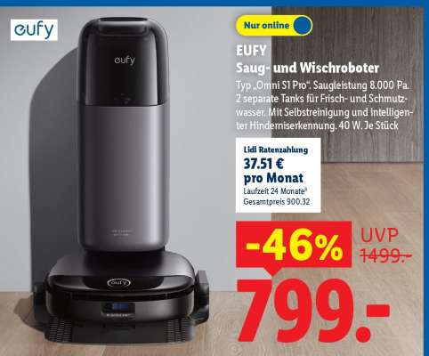 Eufy Saug- und Wischroboter