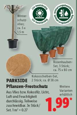 PARKSIDE Pflanzen-Frostschutz