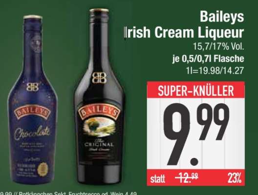 Baileys Irish Cream Liqueur