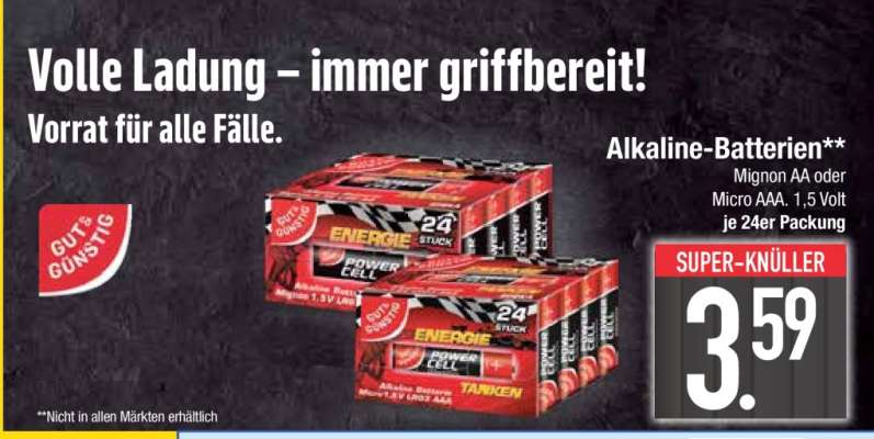 Alkaline-Batterien