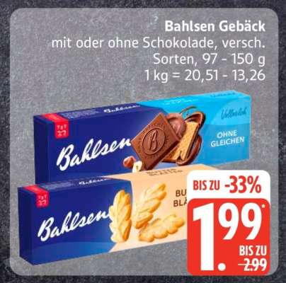 Bahlsen Gebäck