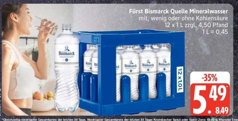 Fürst Bismarck Quelle Mineralwasser