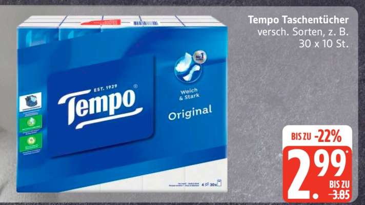 Tempo Taschentücher