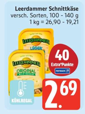 Leerdammer Schnittkäse