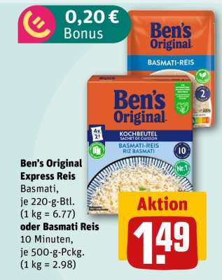 Ben’s Original Express Reis*