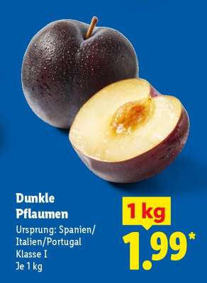 Dunkle Pflaumen