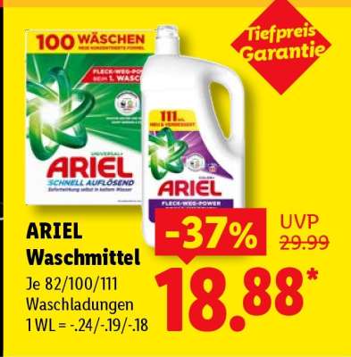 Ariel Waschmittel*