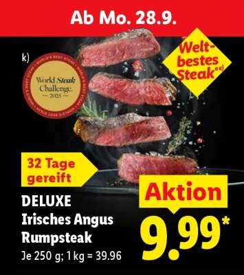 Deluxe Irisches Angus Rumpsteak
