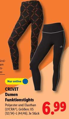 CRIVIT Damen Funktionstights