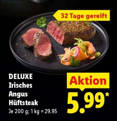 Deluxe Irisches Angus Hüftsteak