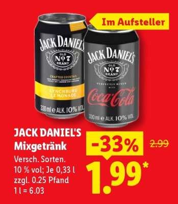 Jack Daniel’s Mixgetränk