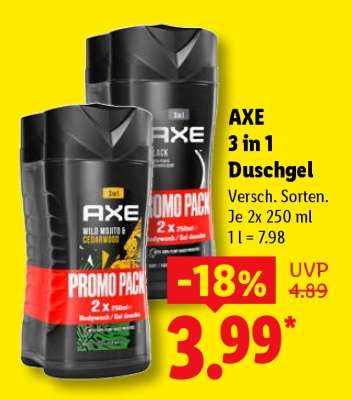 Axe 3 in 1 Duschgel