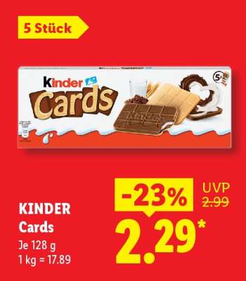 Kinder Cards