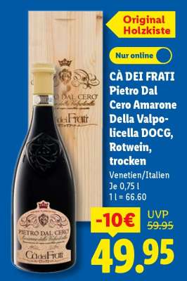 CÀ DEI FRATI Pietro Dal Cero Amarone Della Valpolicella DOCG, Rotwein, trocken