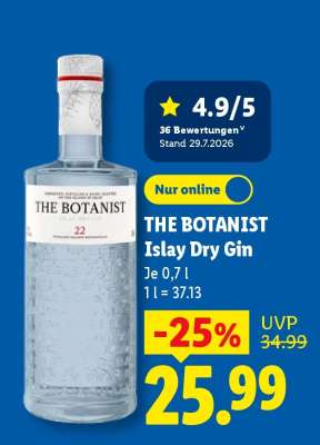 The Botanist Islay Dry Gin