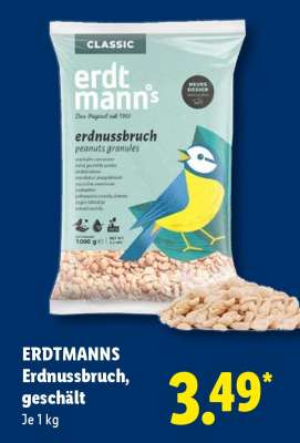 ERDTMANNS Erdnussbruch, geschält