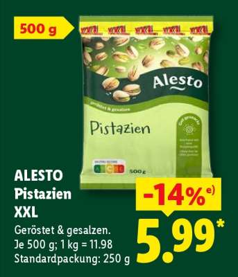 Alesto Pistazien XXL