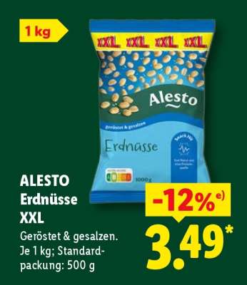 Alesto Erdnüsse XXL