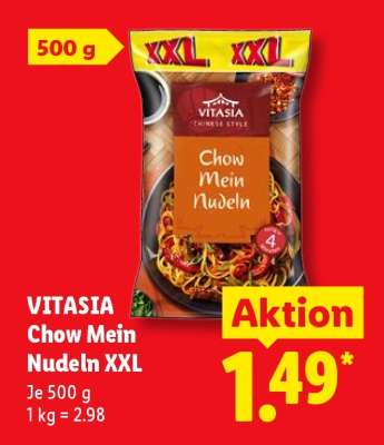 VITASIA Chow Mein Nudeln XXL