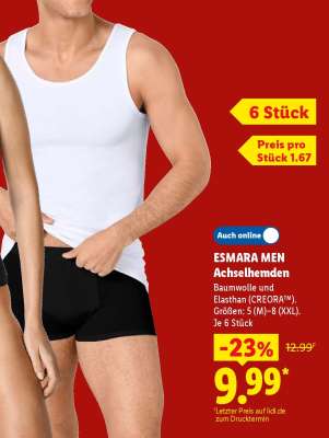 Esmara Men Achselhemden