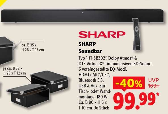 SHARP Soundbar