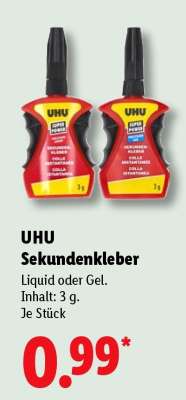 UHU Sekundenkleber