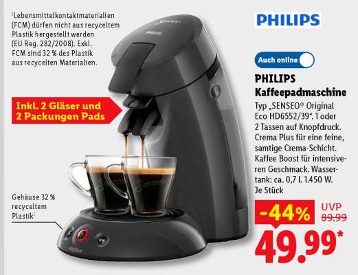 PHILIPS Kaffeepadmaschine