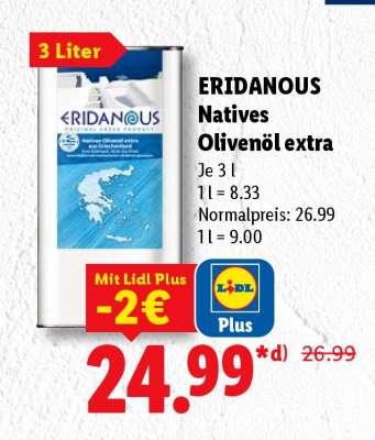 Eridanous Natives Olivenöl extra
