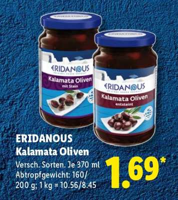 Eridanous Kalamata Oliven