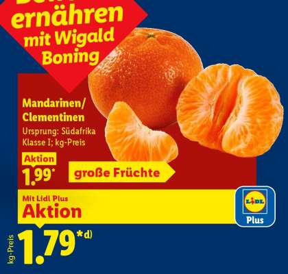 Mandarinen/Clementinen